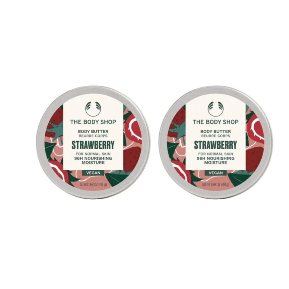 New! Soldout Discontinued The Body Shop Strawberry Body Butter